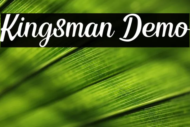 Kingsman Demo Example 2