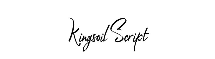 Kingsoil Script  免费字体下载