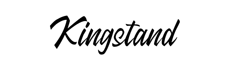 Kingstand  Frei Schriftart Herunterladen