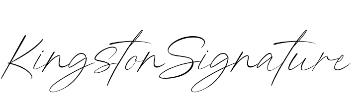 Kingston Signature  لخطوط تنزيل