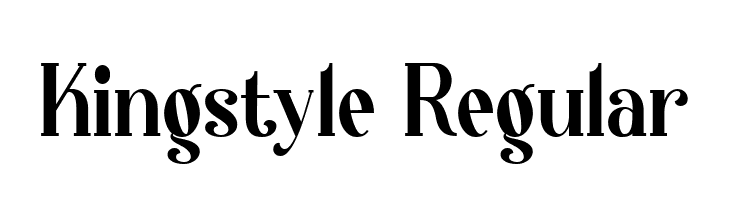 Kingstyle Regular Font - FFonts.net
