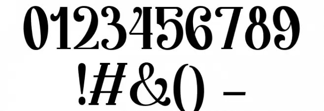 Kingstyle Regular Font OTHER CHARS