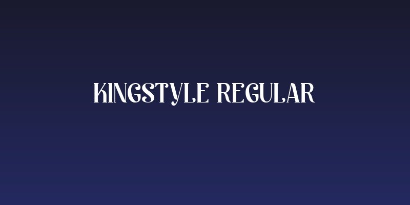 Kingstyle Regular Social Header