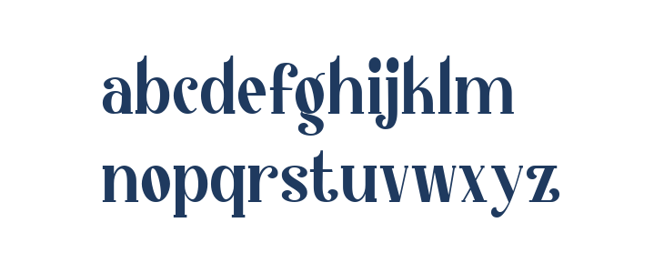 Kingstyle Regular Lowercase
