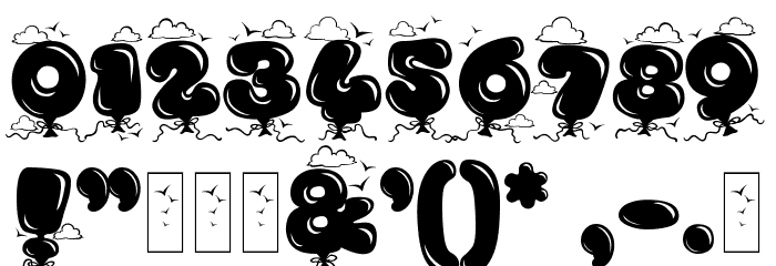 Kingthings Bloone! Font OTHER CHARS