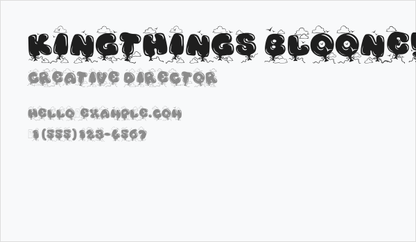 Kingthings Bloone! Business Card
