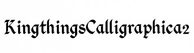 Kingthings Calligraphica 2  Fuentes Gratis Descargar