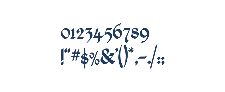 Kingthings Calligraphica 2 Other Characters