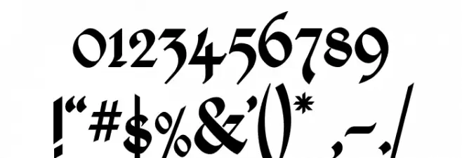 Kingthings Calligraphica 2 Font OTHER CHARS