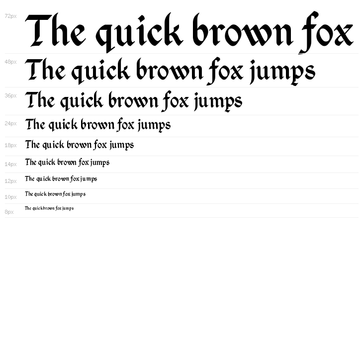 Kingthings Calligraphica 2 Waterfall