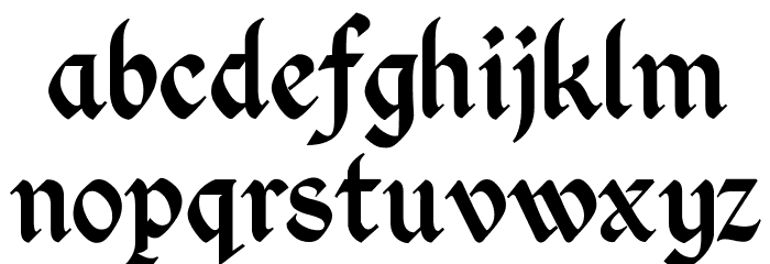 Kingthings Calligraphica 2 Font LOWERCASE