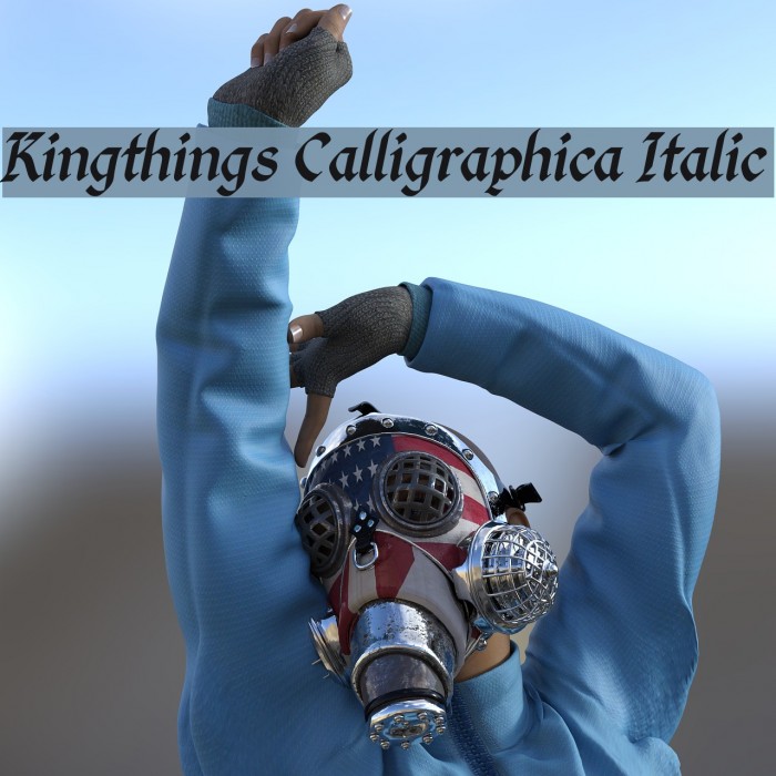 Kingthings Calligraphica Italic Font examples