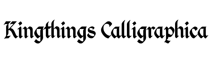 Kingthings Calligraphica Font