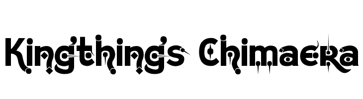 Kingthings Chimaera  नि: शुल्क फ़ॉन्ट्स डाउनलोड