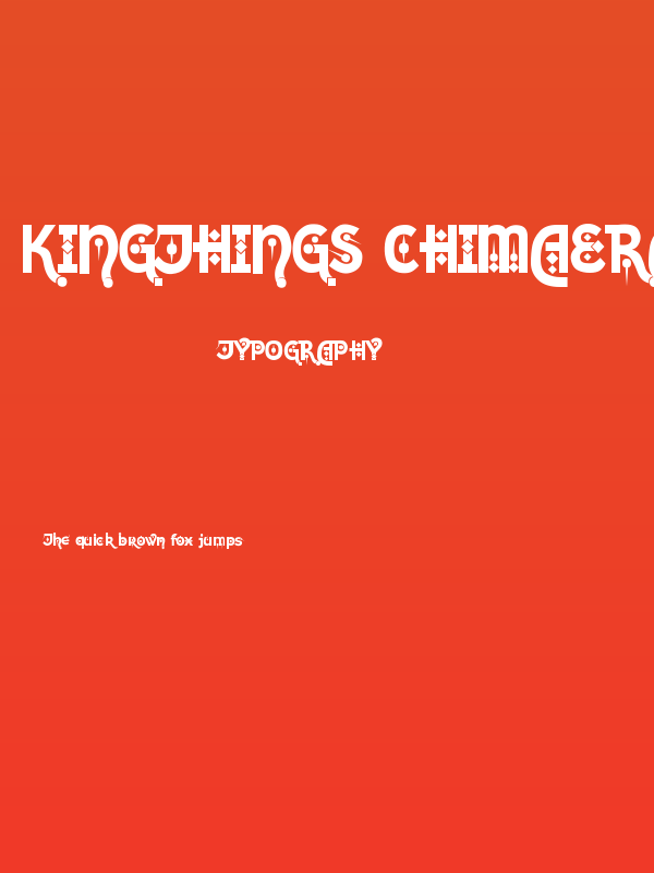 Kingthings Chimaera Poster