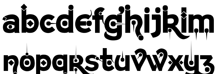 Kingthings Chimaera Font LOWERCASE