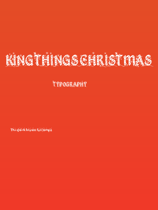 Kingthings Christmas Poster