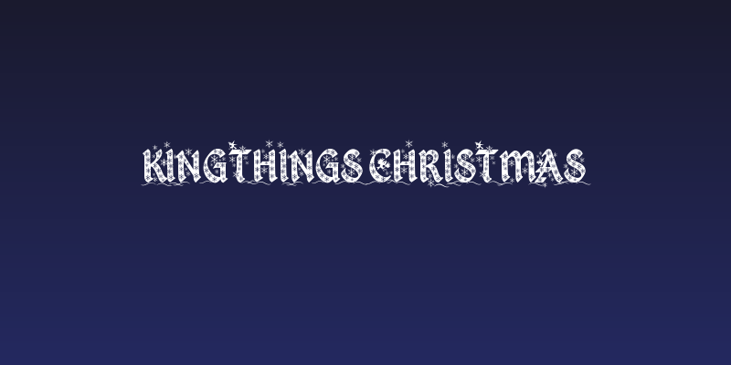 Kingthings Christmas Social Header