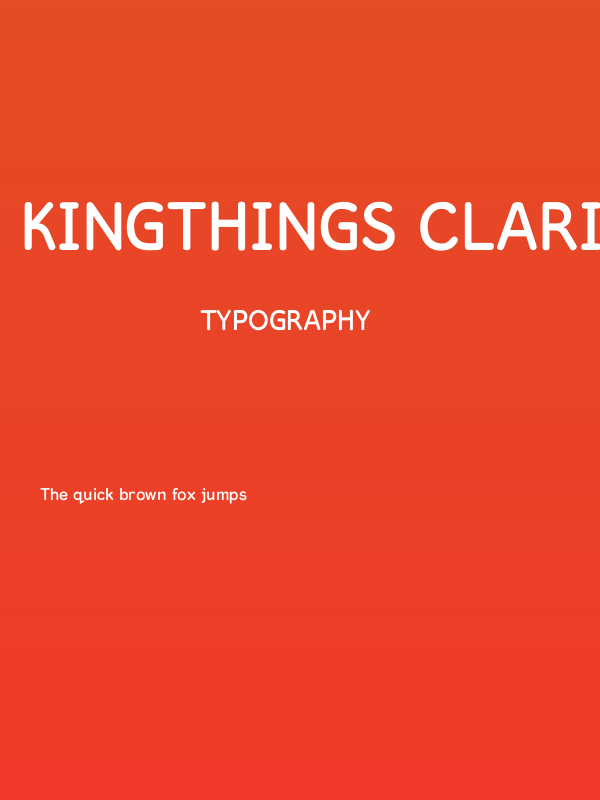 Kingthings Clarity Poster