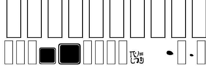 Kingthings Conundrum Font OTHER CHARS