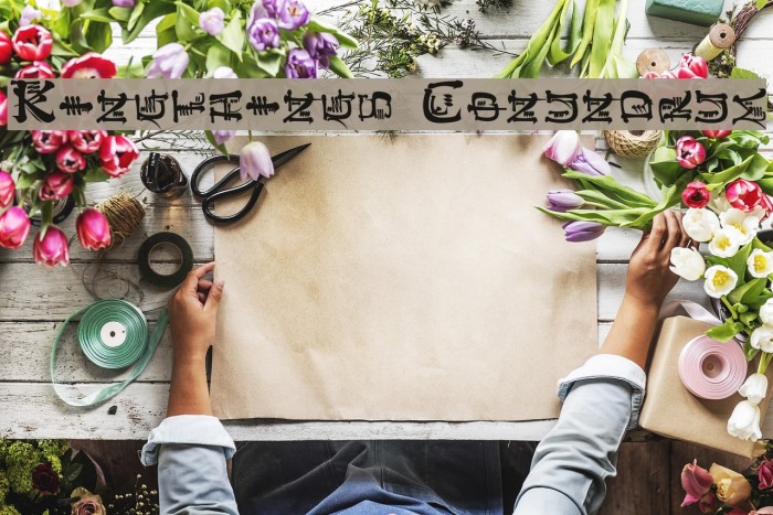 Kingthings Conundrum Font examples