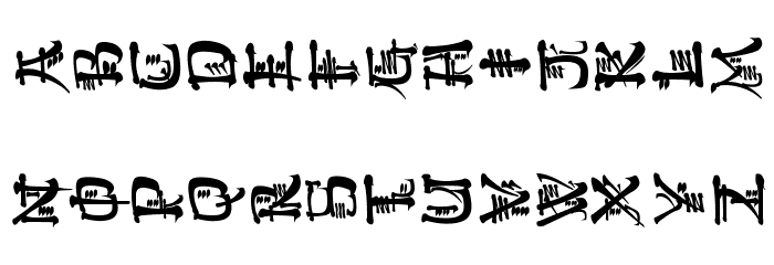 Kingthings Conundrum Font LOWERCASE