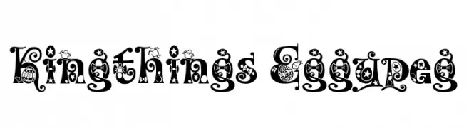Kingthings Eggypeg  Frei Schriftart Herunterladen
