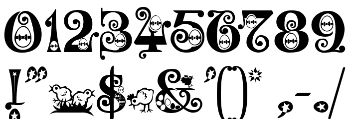 Kingthings Eggypeg Font OTHER CHARS