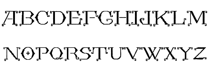 Kingthings Embroidery Font LOWERCASE