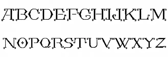 Kingthings Embroidery フォント 小文字