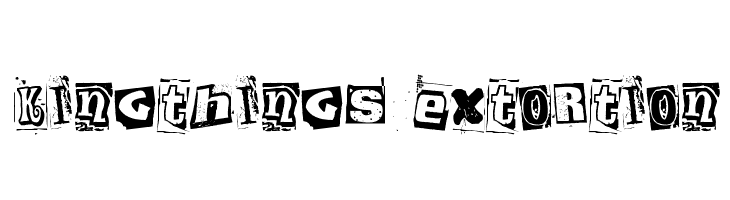 Kingthings Extortion  Frei Schriftart Herunterladen