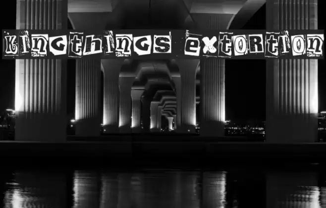 Kingthings Extortion フォント examples