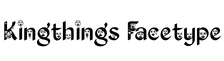 Kingthings Facetype  Frei Schriftart Herunterladen