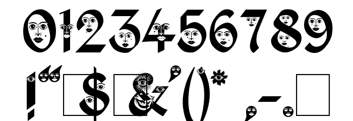Kingthings Facetype Font OTHER CHARS