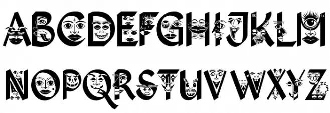 Kingthings Facetype Polices MAJUSCULES