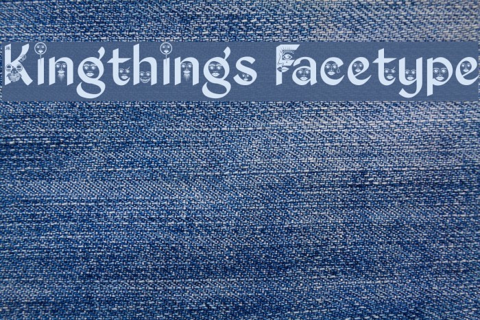 Kingthings Facetype Font examples