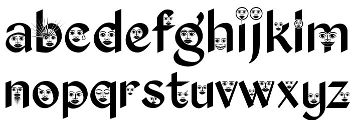 Kingthings Facetype Font LOWERCASE