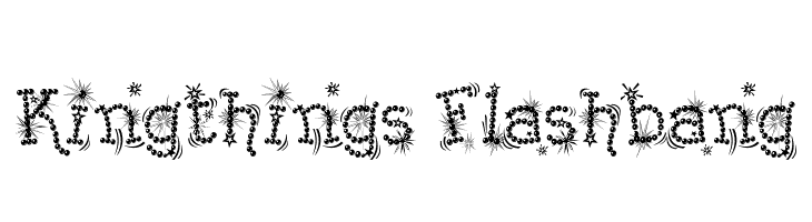 Kingthings Flashbang Font