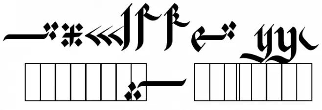 Kingthings Flourishes Font OTHER CHARS