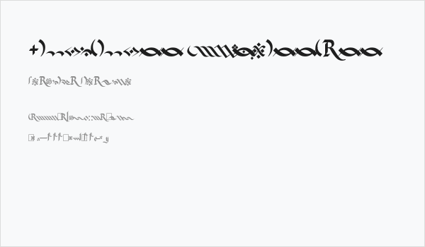 Kingthings Flourishes Business Card