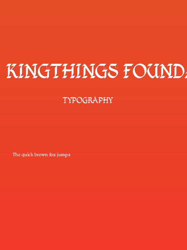 Kingthings Foundation Poster