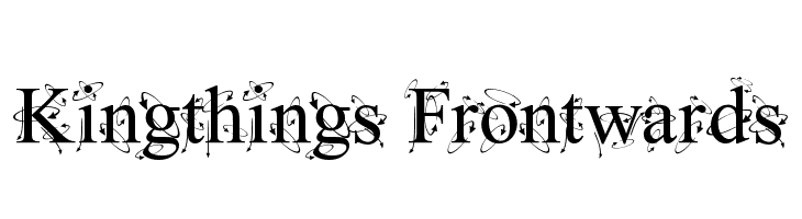 Kingthings Frontwards  नि: शुल्क फ़ॉन्ट्स डाउनलोड