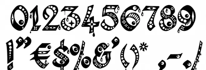 Kingthings Gothique Font OTHER CHARS