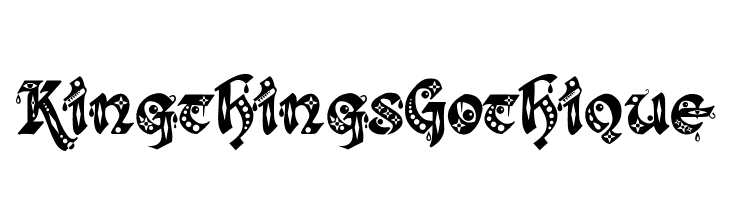 Kingthings Gothique  لخطوط تنزيل