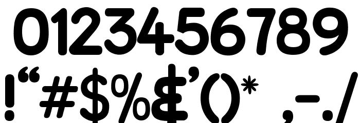 Kingthings Hand フォント その他の文字