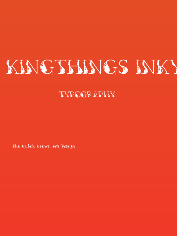 Kingthings Inkydinky Poster