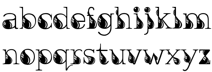 Kingthings Inkydinky Font LOWERCASE