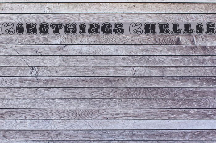 Kingthings Kurllie Font examples