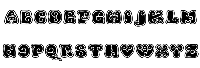 Kingthings Kurllie Font LOWERCASE