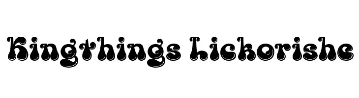 Kingthings Lickorishe Font